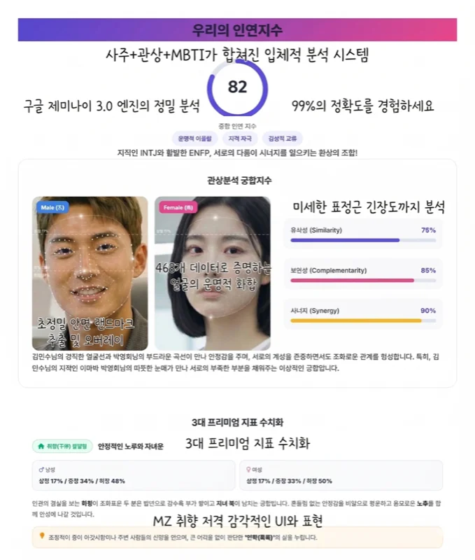 궁합 샘플